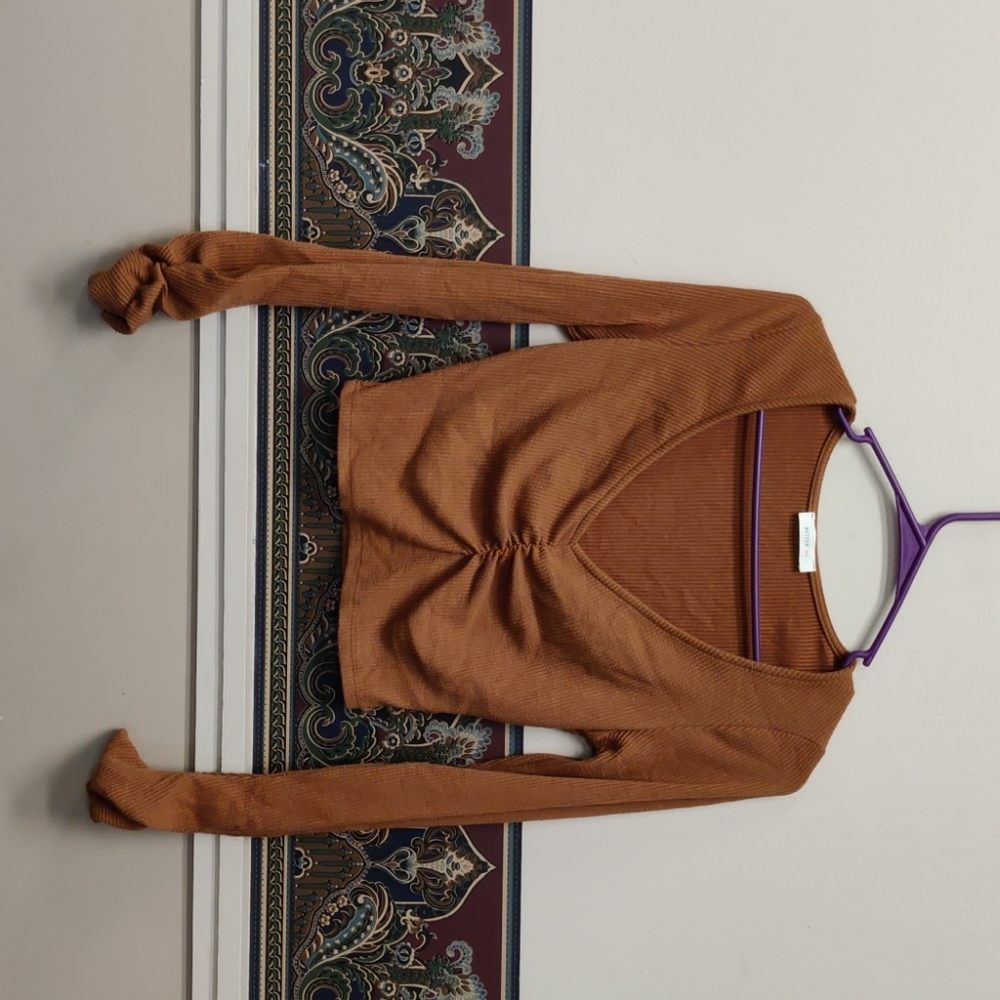 Long sleeve crop top